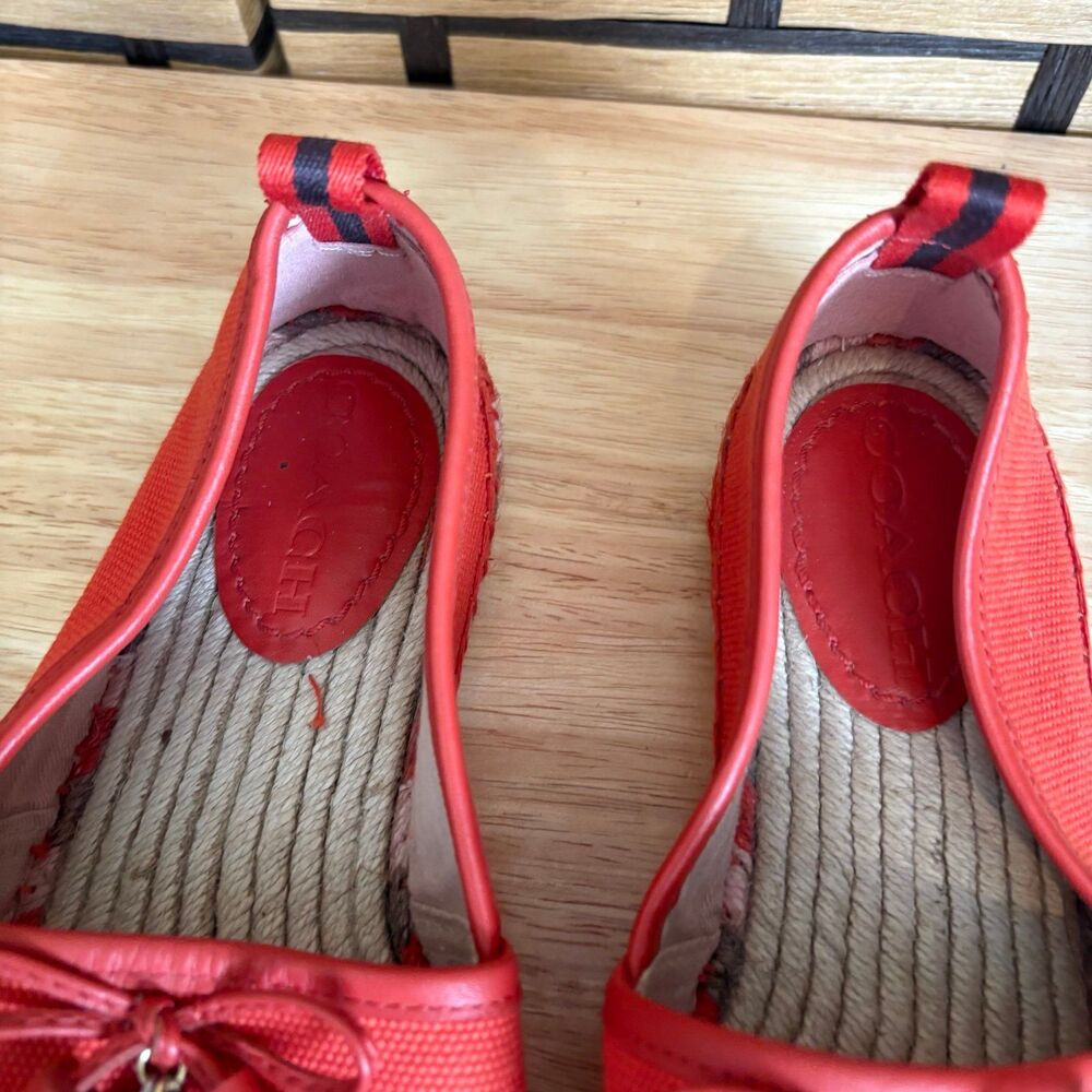 Coach Coral Espadrille‎ Size 7.5 - Picture 7 of 10